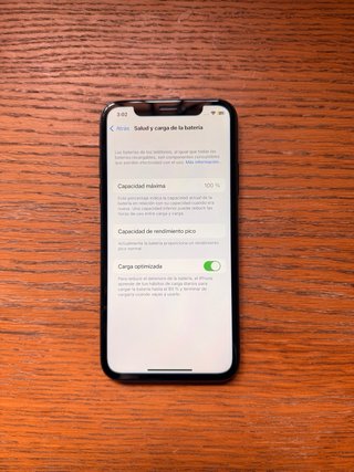 iPhone X 256GB Negro - Batería 100%