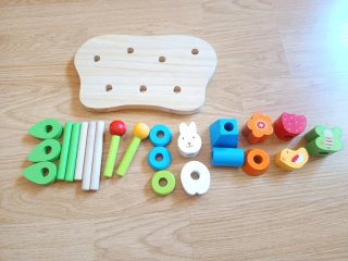 Juego Madera Montessori Figuras