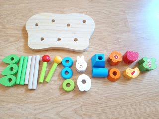 Juego Madera Montessori Figuras