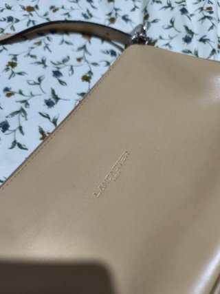 Bolso de hombro Lancaster beige
