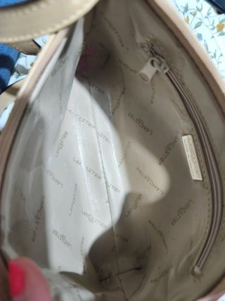 Bolso de hombro Lancaster beige