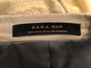 Chaqueta de vestir Zara Gris Talla L