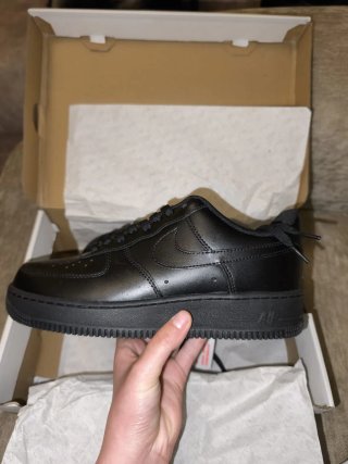 Zapatillas Nike Air Force 1 negras Unisex
