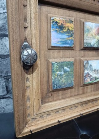 Puerta Castellana Antigua decorada a mano
