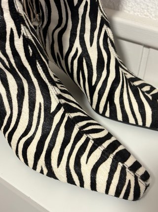 Botines Zara Estampado Cebra