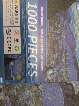 Puzzle Cuadro Van Gogh Starry Night 1000 piezas.