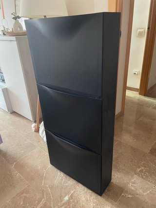 Zapateros Ikea TRONES Negro x3 unidades