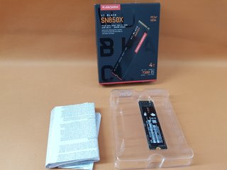 SSD NVMe 4TB WD_BLACK SN850X