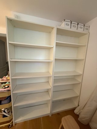 2 Estanterías Billy Ikea Blancas