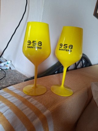 2 Calici Pop Gialli 958 Santero