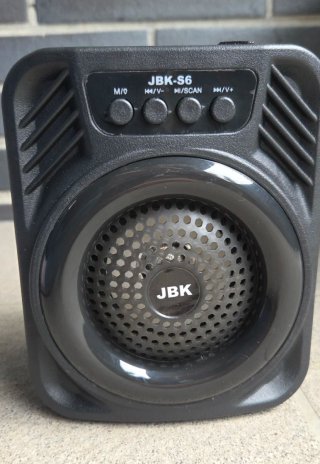 Altavoz JBK-S6 Bluetooth Negro