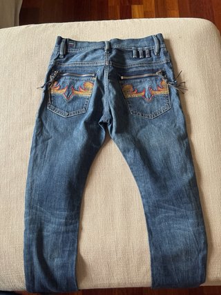 Pantalones Vaqueros Vintage Diesel Azules