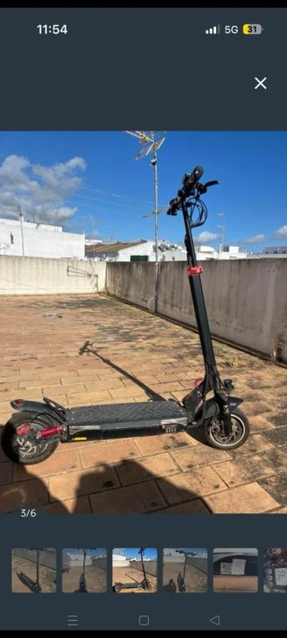 Patinete Eléctrico Negro