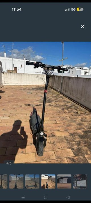 Patinete Eléctrico Negro