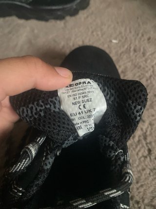 Zapatos de seguridad negros
