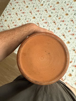 Jarrón de terracota artesanal