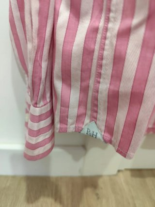 Camisa Pedro del Hierro Rayas Rosa Talla L