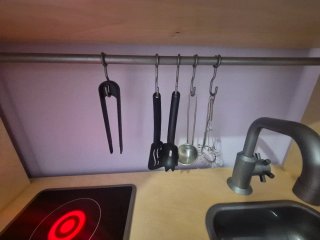 Cocina infantil Ikea,regalo frigorifico y batidora