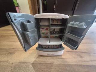 Cocina infantil Ikea,regalo frigorifico y batidora