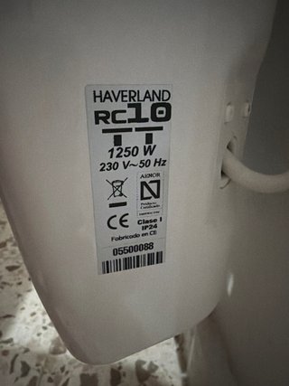 Radiador Eléctrico Haverland 10 Elementos 1250W