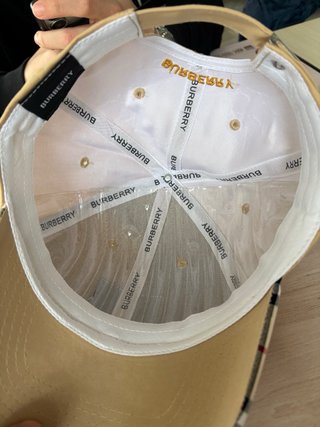 Gorra Burberry Beige Clásica Check