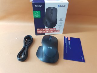 Ratón Inalámbrico Ozaa+ Multidispositivo Negro