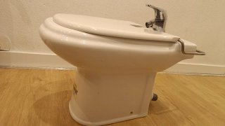 Bidé de porcelana blanco