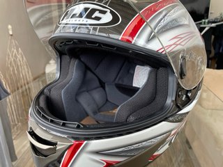 Casco Moto HJC - HQ1 Negro Rojo NUEVO