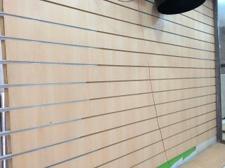 Panel expositor madera 1.20*120