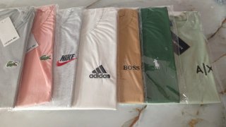 Lote 4 Camisetas Guess, Polo, Puma, Tous Talla XL
