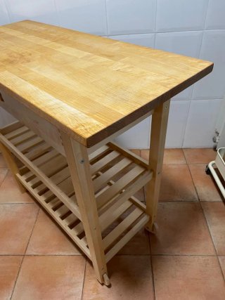 Carrito cocina IKEA FÖRHÖJA abedul