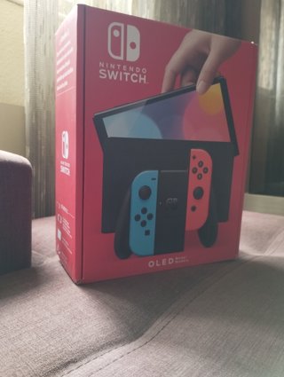 Caja Original Vacia Nintendo Switch OLED