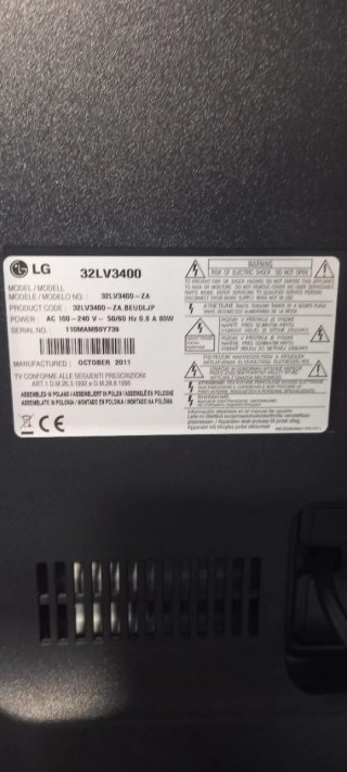 Televisor LG 32 pulgadas más TV OKI 14 pulgadas