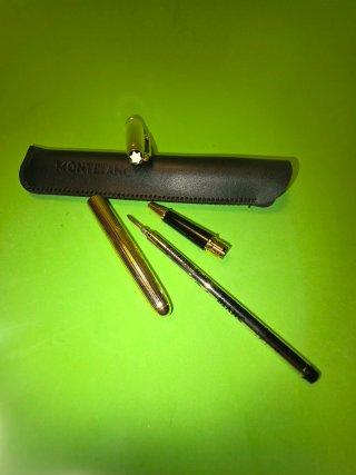 Bolígrafo MB Dorado metalico y modelo Ag 92'5