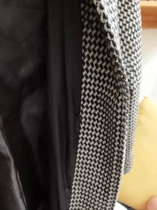 Chaquetón marrón y beige nuevo