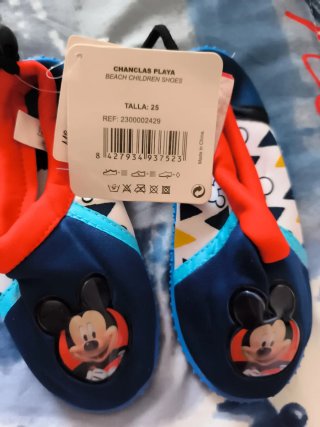 Chanclas Mickey Mouse Talla 25