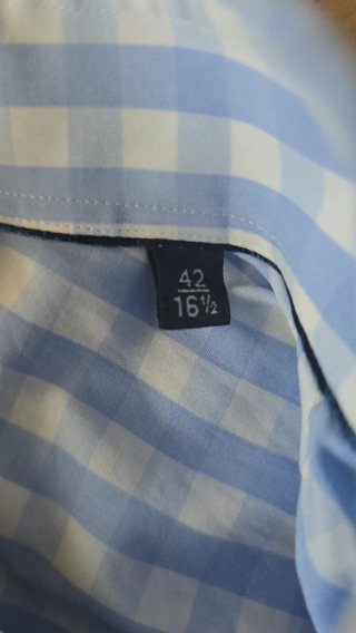 Camicia Tommy Hilfiger a quadri blu e bianchi