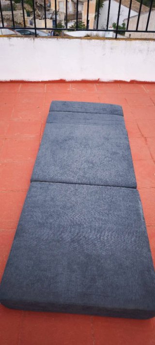 Sofá Cama Plegable Gris nuevo