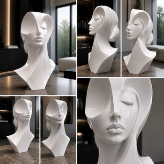 Essenza donna 02 Scultura Moderna 25cm
