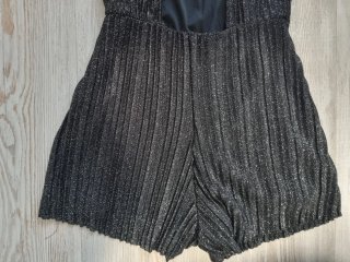 Mono Bershka Plateado Fiesta