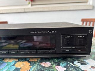 Reproductor CD Philips CD 582 com mando