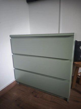 Cajonera Ikea Malm Verde