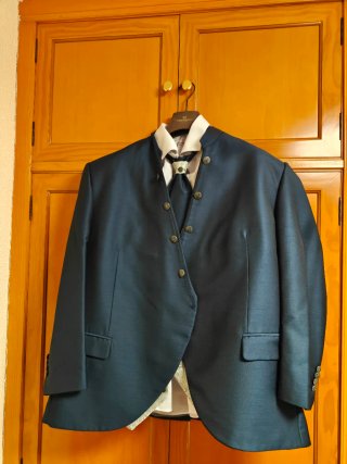 Traje Novio Enzo Romano Blanco Talla 52