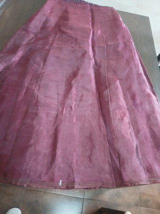 Vestido de fiesta con pedrería