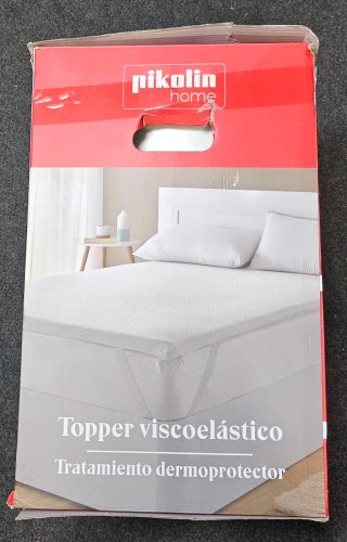 Topper Viscoelastico Pikolin 1,50 x 1,90 5 cm áloe