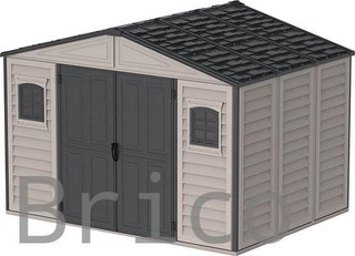 Caseta PVC Woodbridge Plus II 247x324x233 cm - Duramax