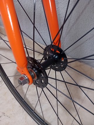 Bicicleta Fixie Naranja