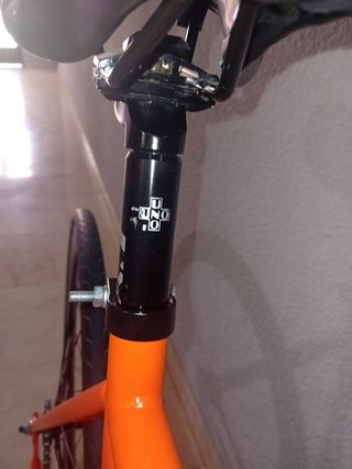 Bicicleta Fixie Naranja