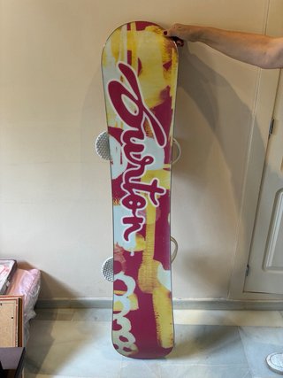 Tabla de Snow Burton con Fijaciones
