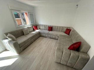Sofá modular beige a medida